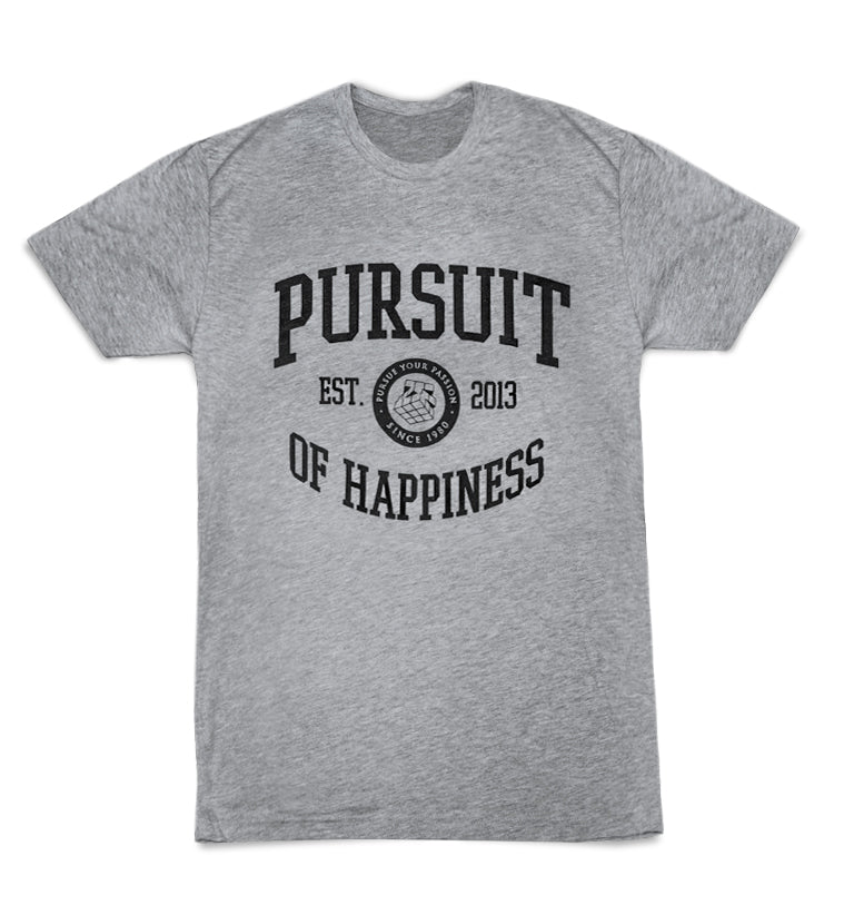 Pursuit of Happiness University Tee (Heather Grey) - Pursuit Of Happiness